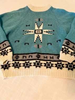 Vintage Woolrich Sweater Southwest Design - Size Large